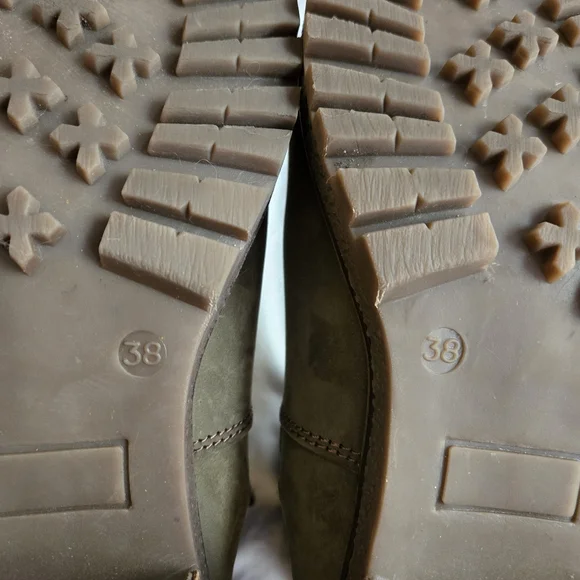 Bos & Co Mass Sage Green Waterproof Boot Women's 38 or 7-7.5 Fall Winter Booties - Picture 7 of 12